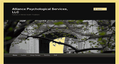 Desktop Screenshot of alliancepsychologicalservices.com